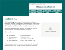 Tablet Screenshot of careycottageinn.com